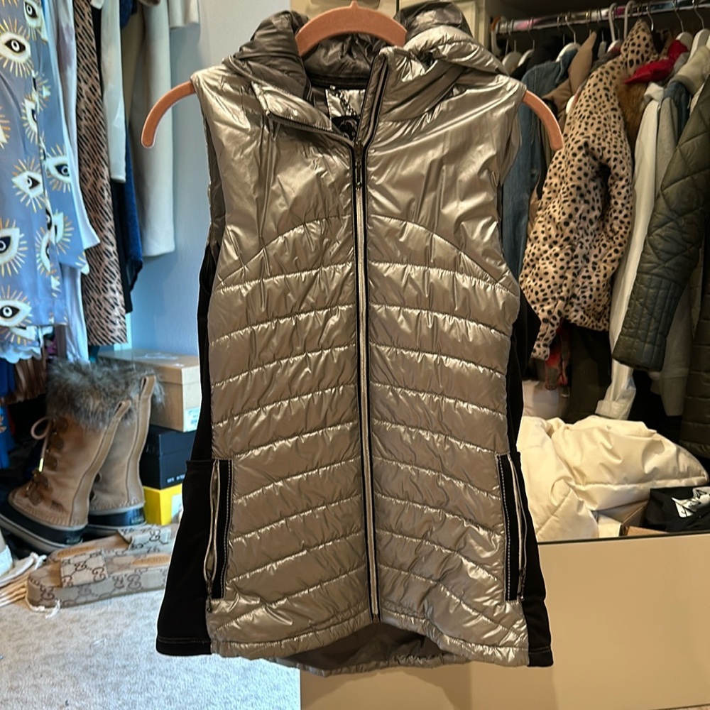Silver vest